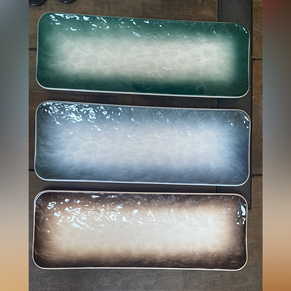 New- Sushi serving dish set of 3